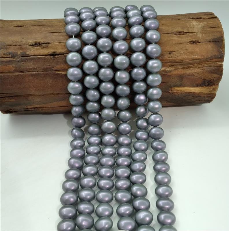 FIO DE PEDRA PEROLA SHELL BATATA LAVANDA 13X15MM