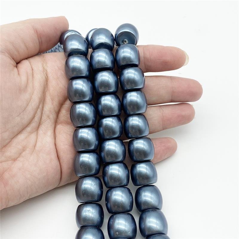 FIO DE PEROLA SHELL BARRIL LISO 14X16MM