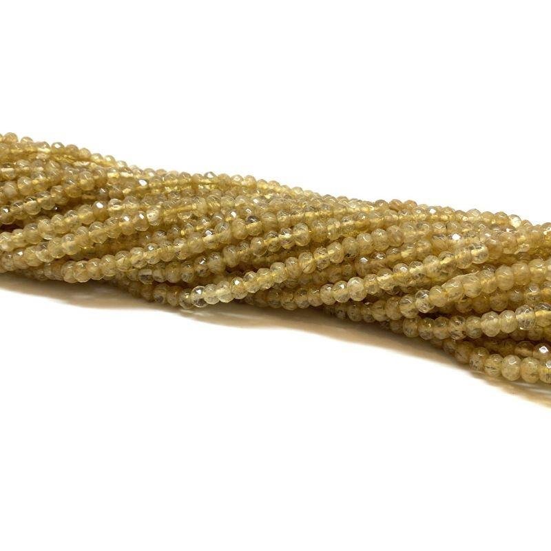 FIO DE RUTILO ARTIFICIAL RONDEL FACETADO 4X6MM