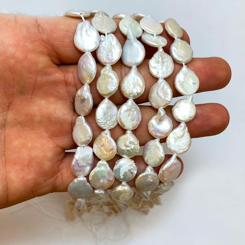 FIO DE PÉROLA BIWA MOEDA IRREGULAR