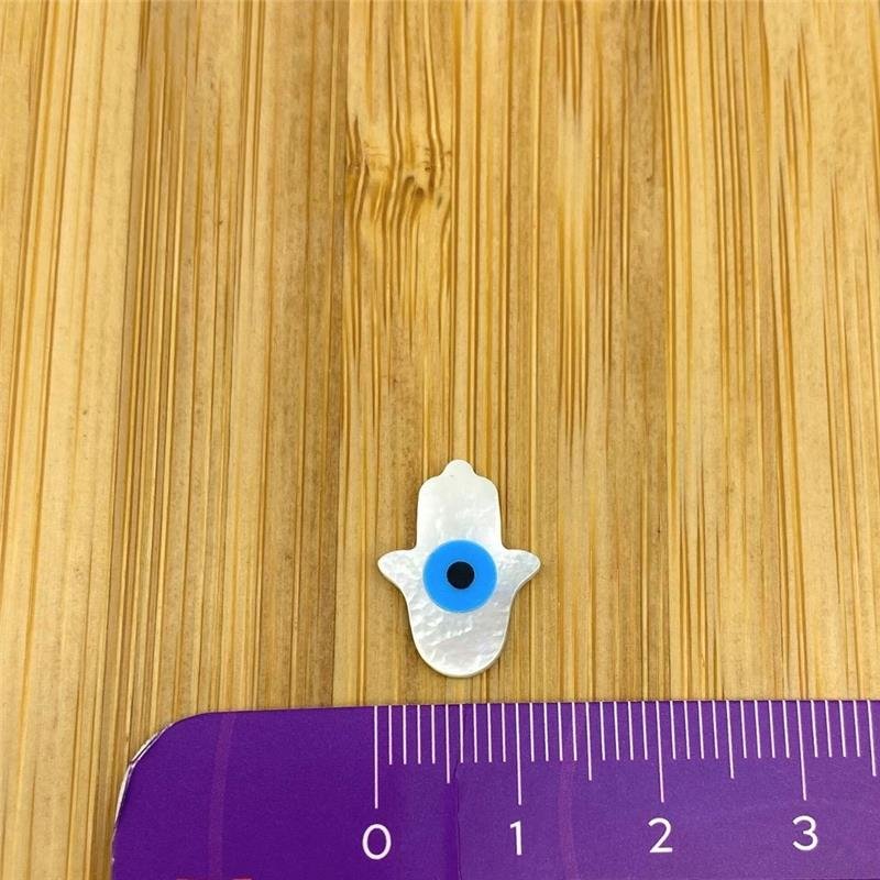 OLHO GREGO 12X16MM MÃO DE FÁTIMA