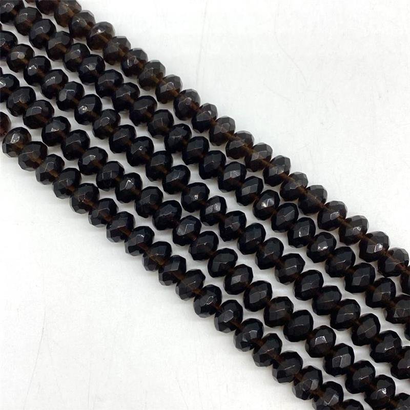 QUARTZO FUMÊ 6X10MM RONDEL FACT
