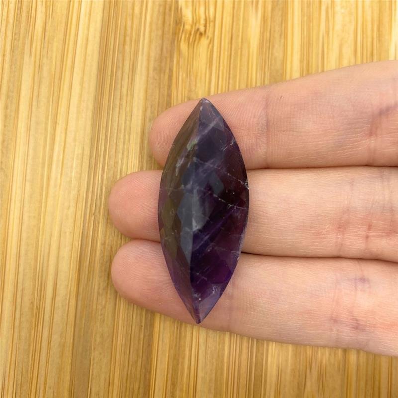 AMETISTA CABOCHÃO 10X38MM FOLHA FACT