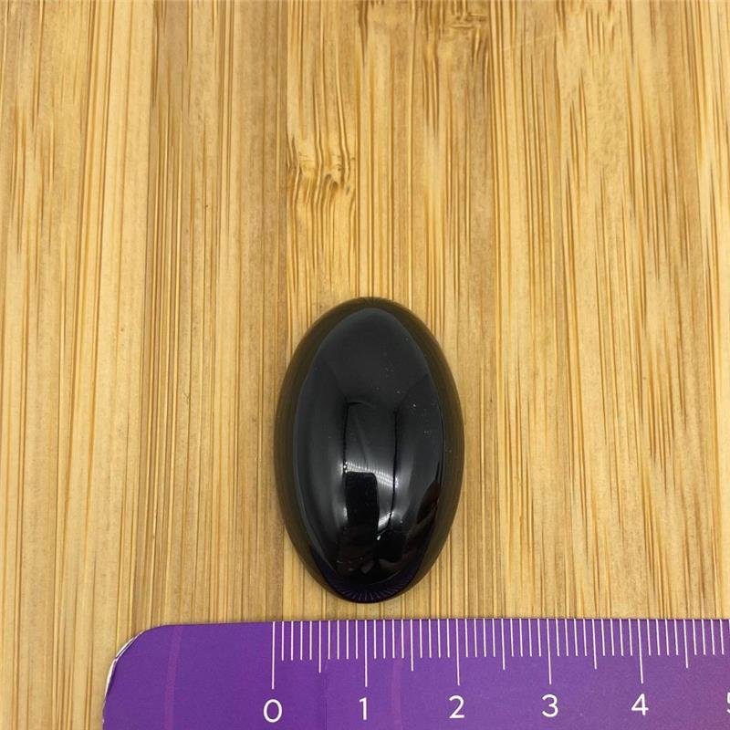 AGATA PRETA 22X35CM OVAL LISO