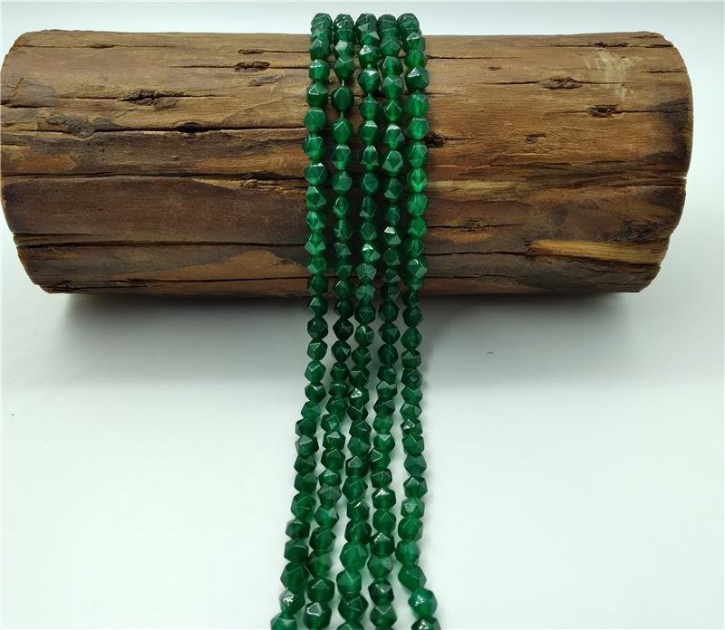 FIO DE PEDRA JADE ESMERALDA BALÃO 8MM