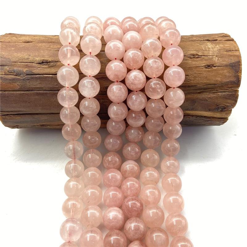 FIO DE QUARTZO ROSA BOLA LISA 18MM