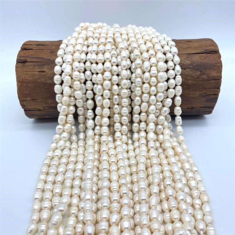 FIO DE PEROLA ARROZ 8X11MM 