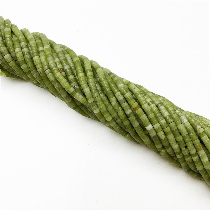 FIO DE SERPENTINITA RONDEL LISO 2X4MM