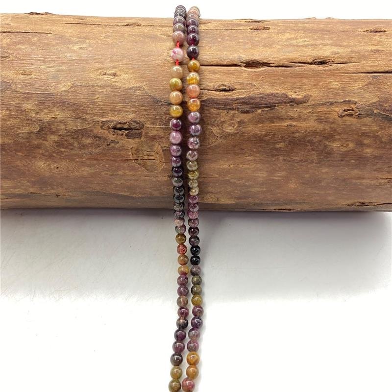 FIO DE TURMALINA MULTICOLOR BOLA LISA 6MM