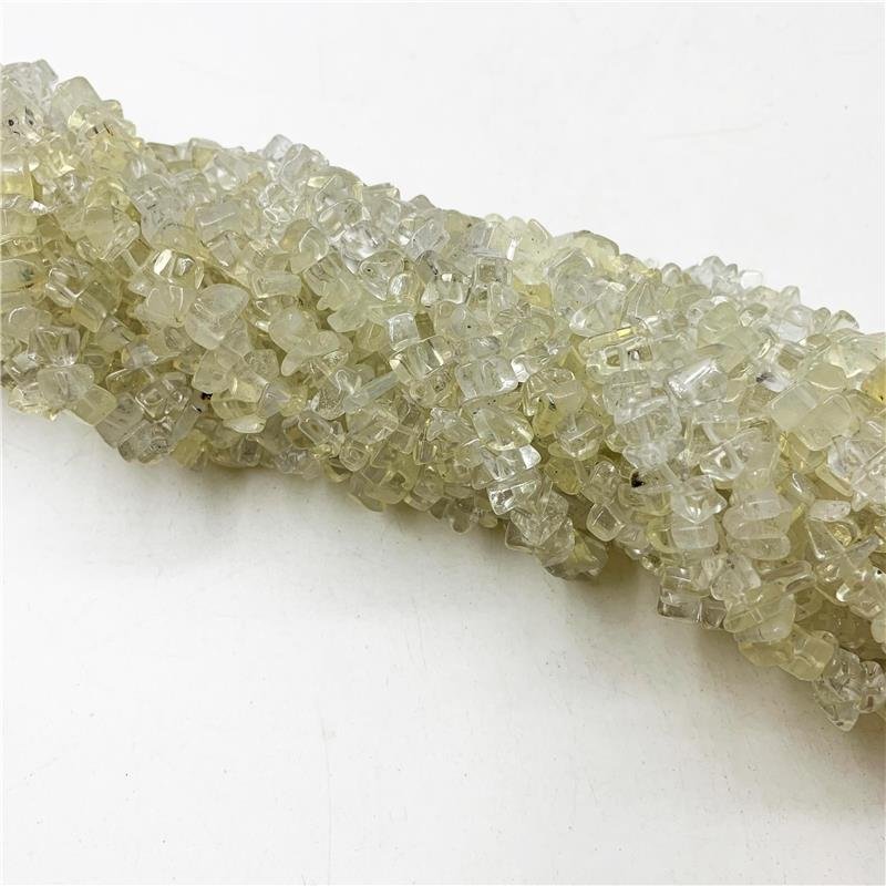 FIO DE CASCALHO CRISTAL DE VIDRO NUDE