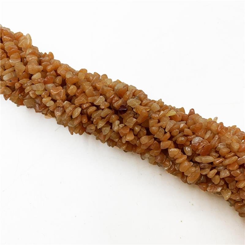 FIO DE CASCALHO AGATA LARANJA LEITOSA