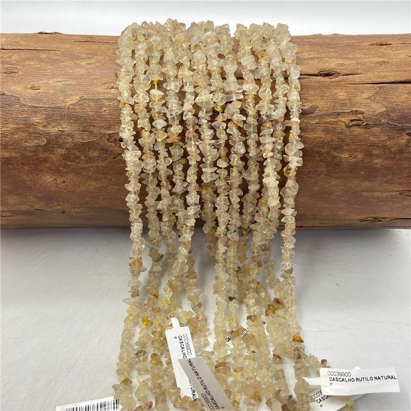 FIO DE CASCALHO RUTILO NATURAL PEQUENO