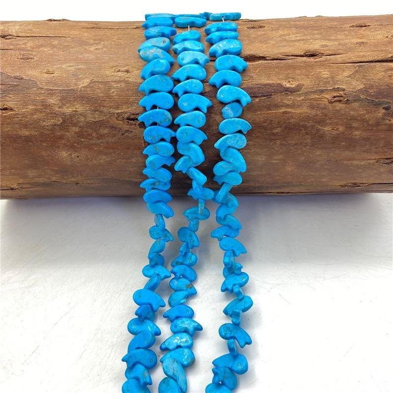 FIO DE PEDRA JADE AZUL CELESTE BALEIA 8X16MM