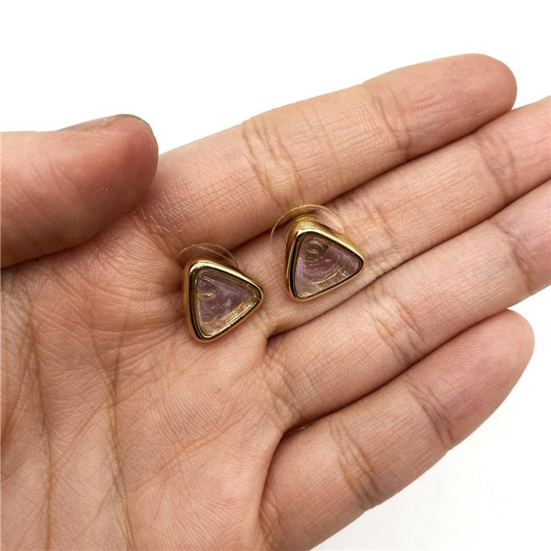 BRINCO AMETISTA TRIANGULO